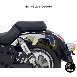 가와사키 VN 1700 클래식 C-Bow 레더 백 홀더- 햅코앤베커 오토바이 싸이드백 가방 거치대 630234 00 02